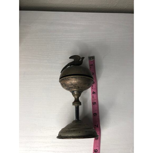 Antique Vintage Bird Themed Reception Service Bell - Picture 8 of 8